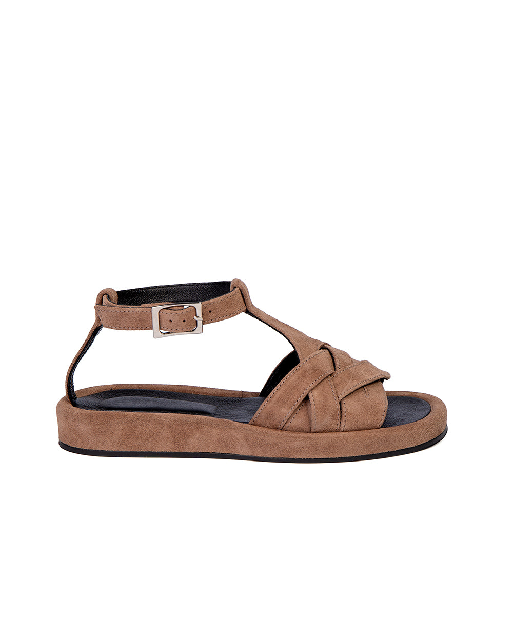 Brown Suede Leather Sandals