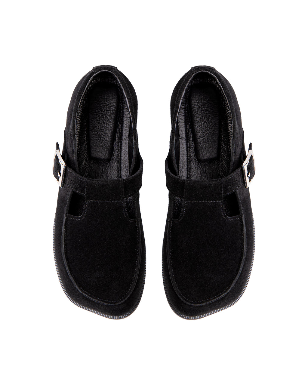 Black Suede Mary Jane
