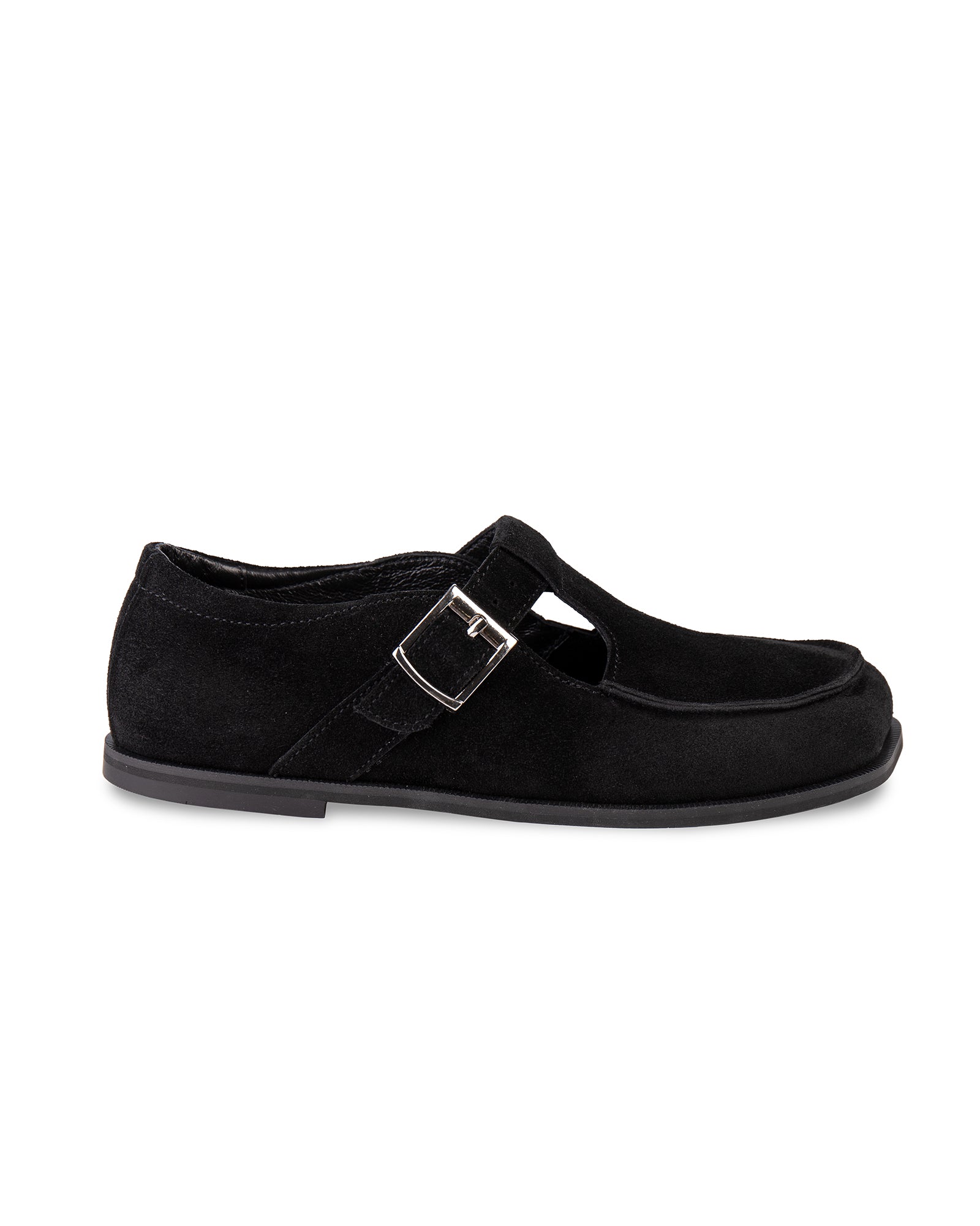 Black Suede Mary Jane