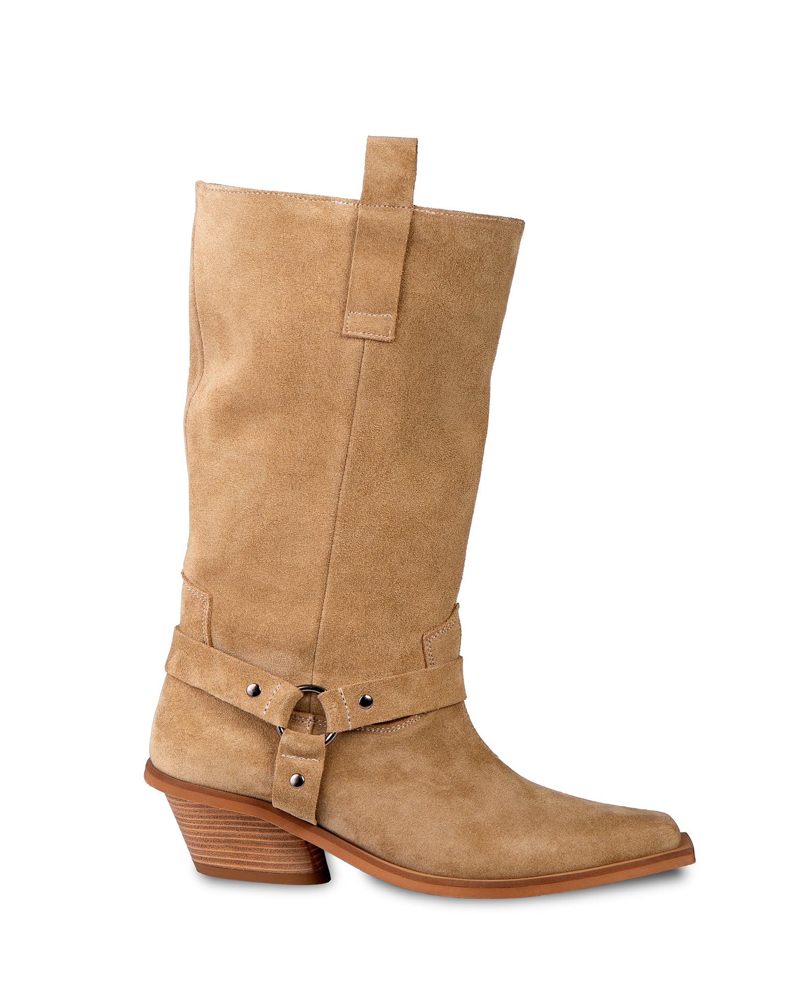 Cowboy Boots in Genuine Suede