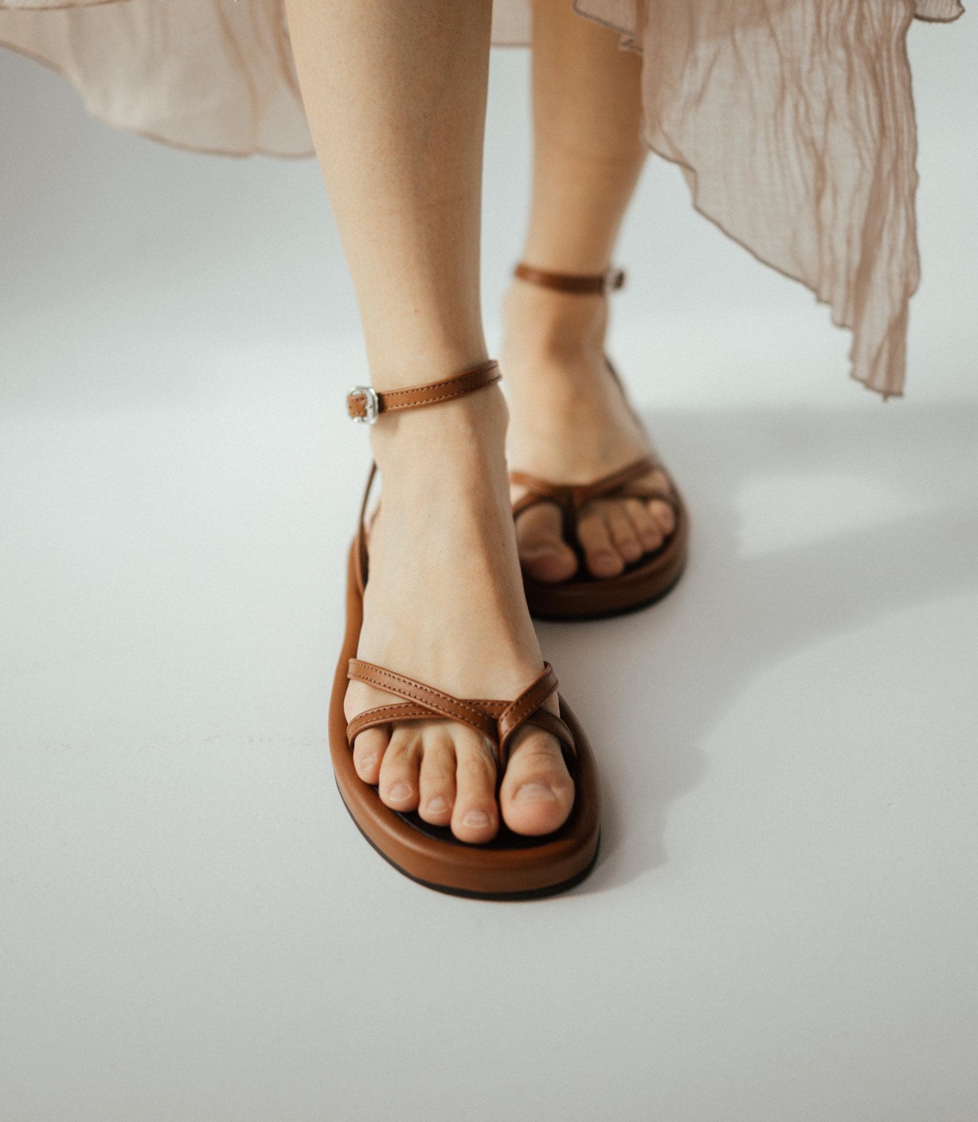 Brown Leather Sandals