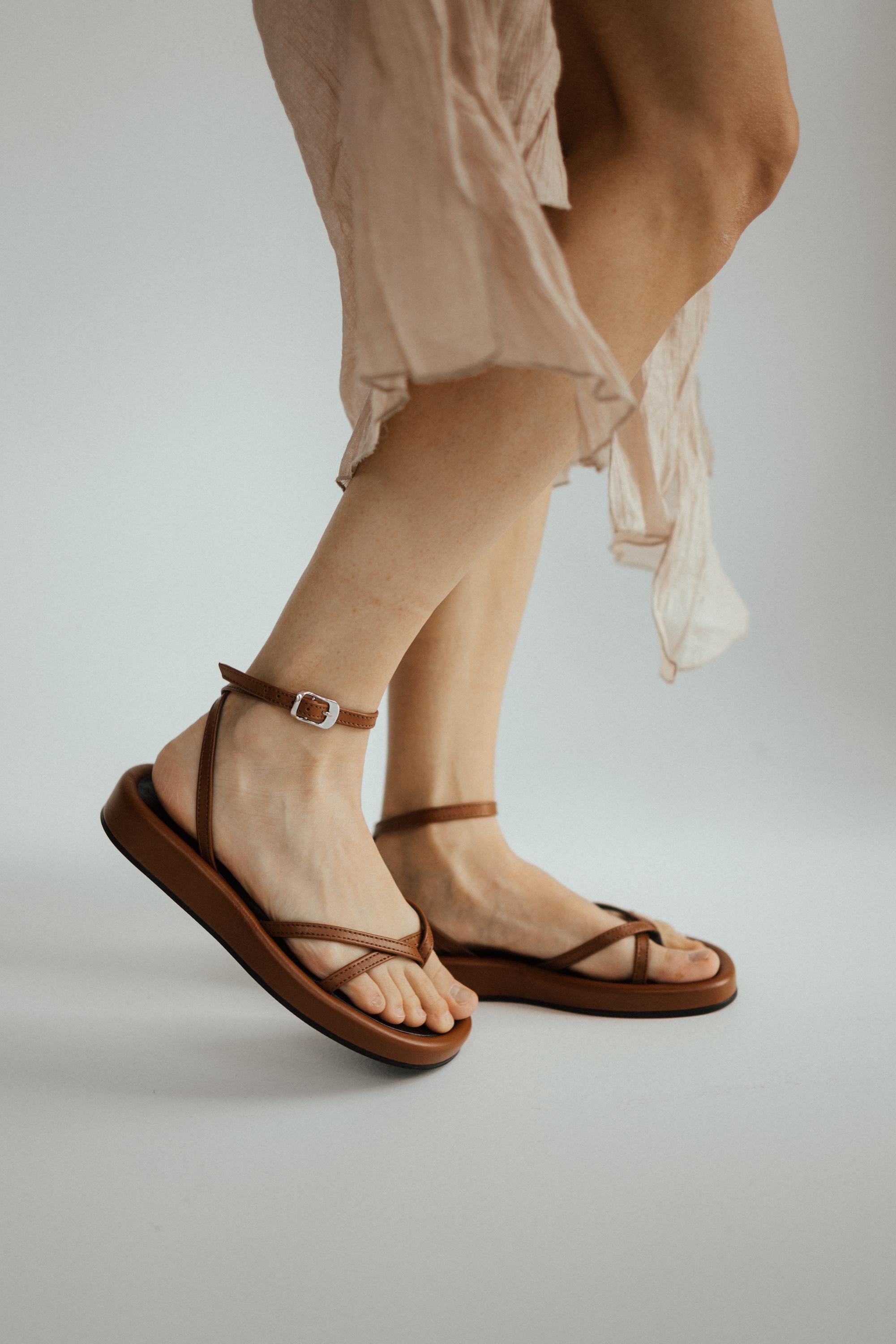Brown Leather Sandals