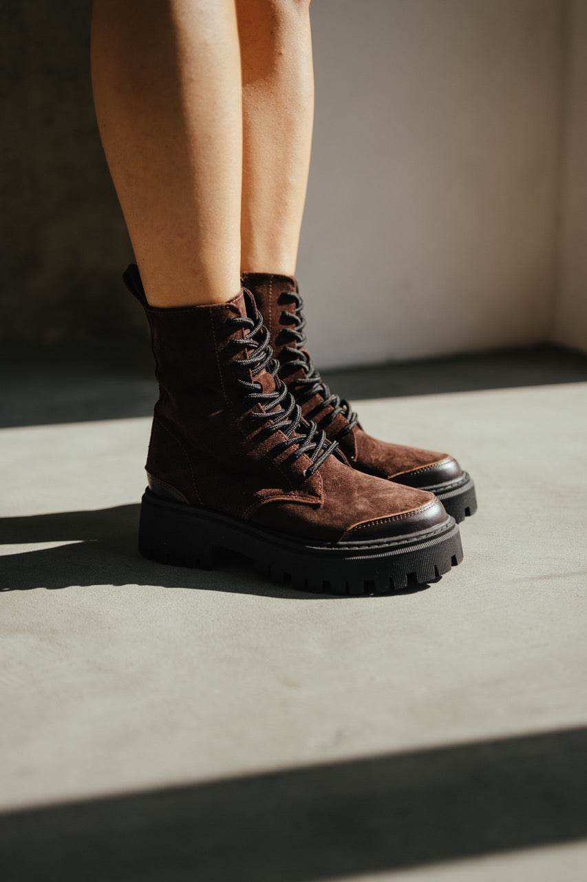 Brown Suede Boots