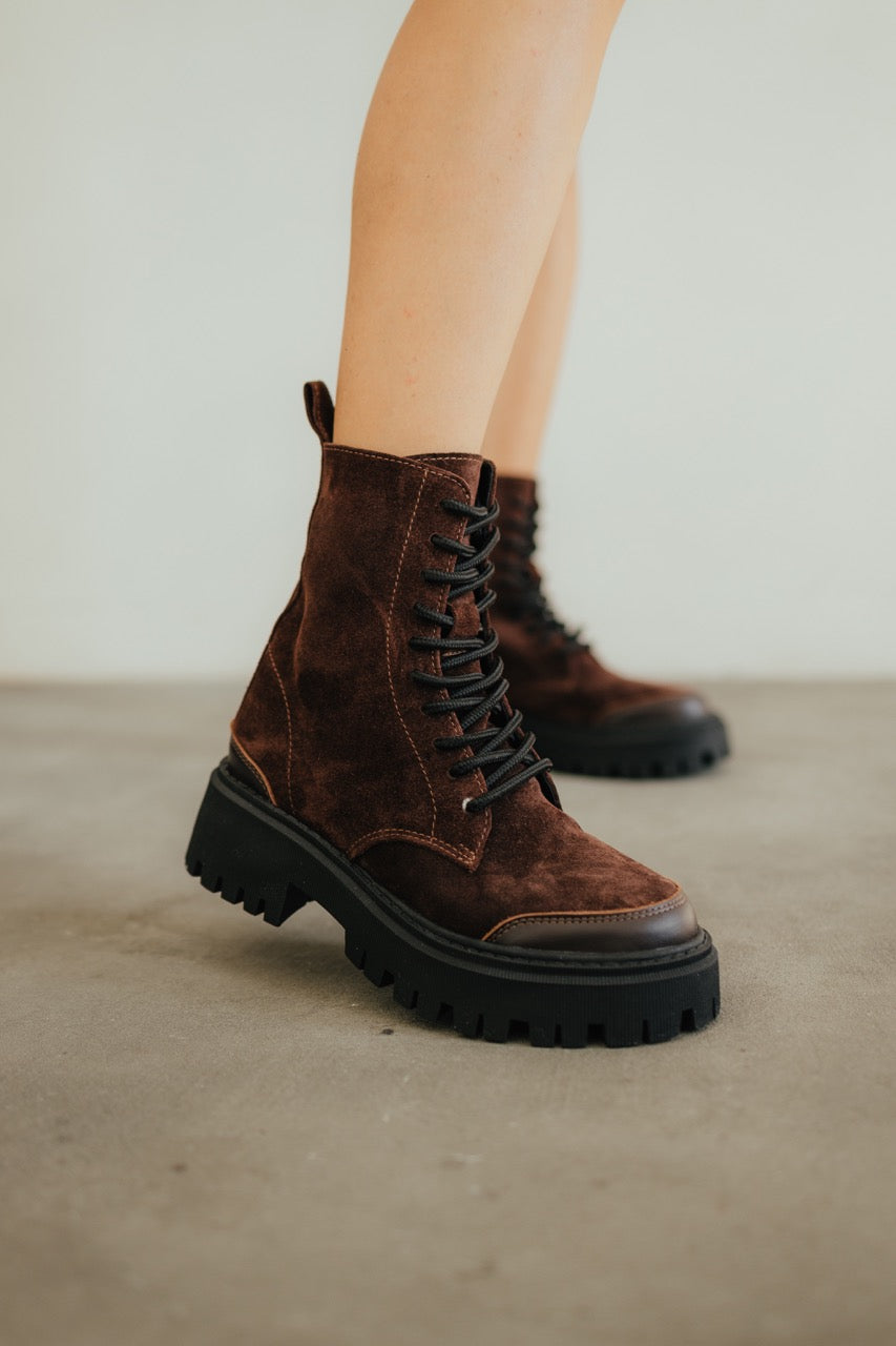 Brown Suede Boots