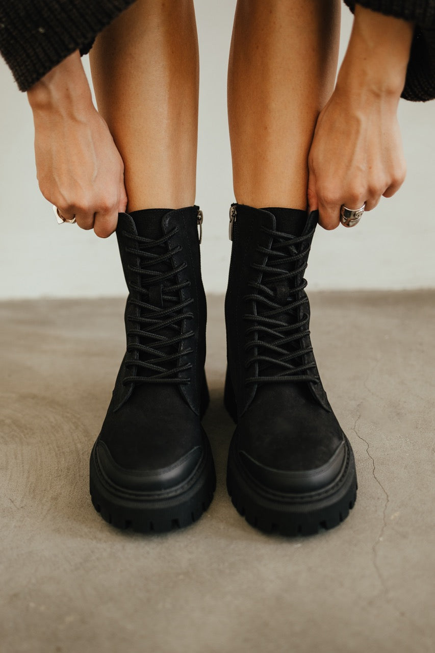 Black Suede Boots