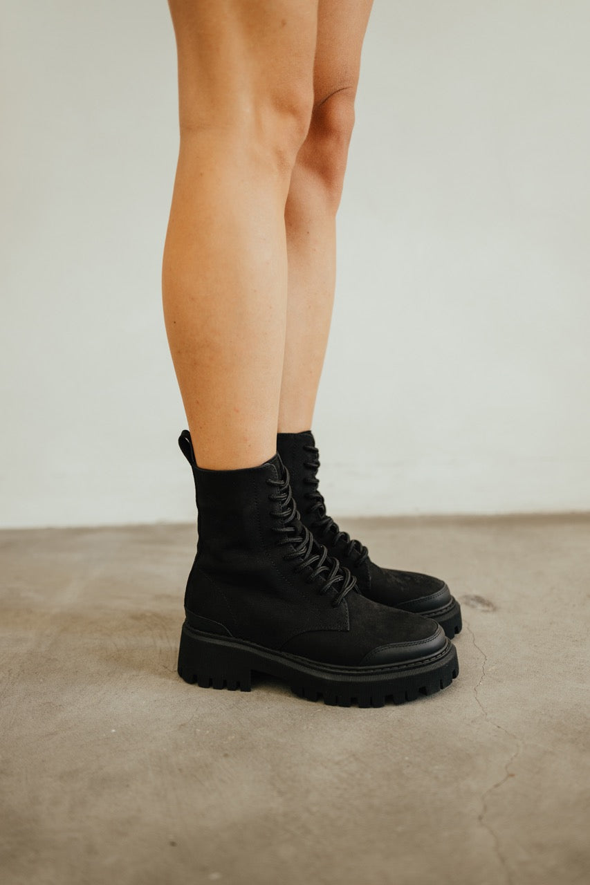Black Suede Boots