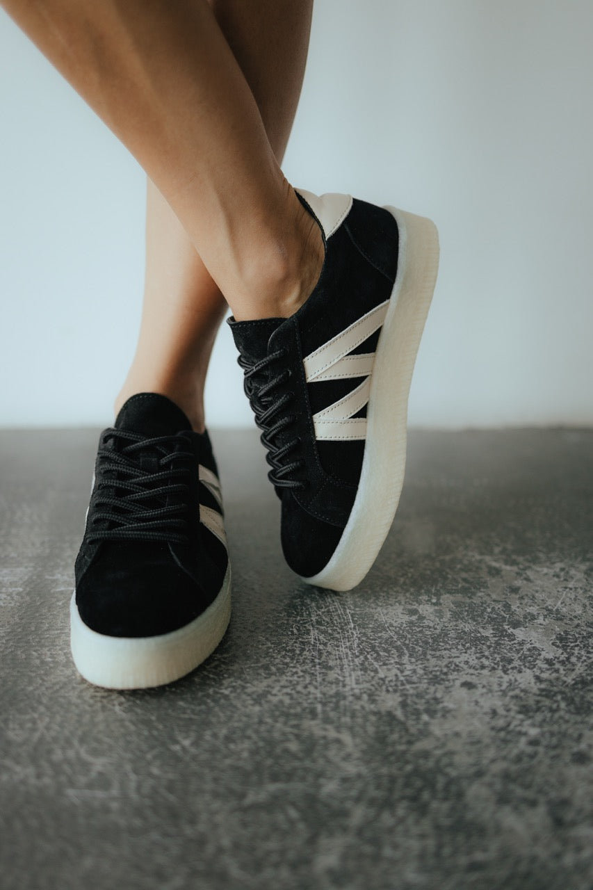 Black sneakers