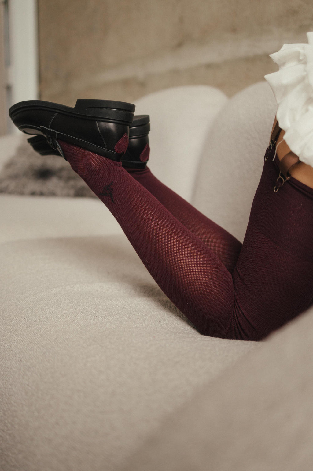 Leather Loafers with Heart