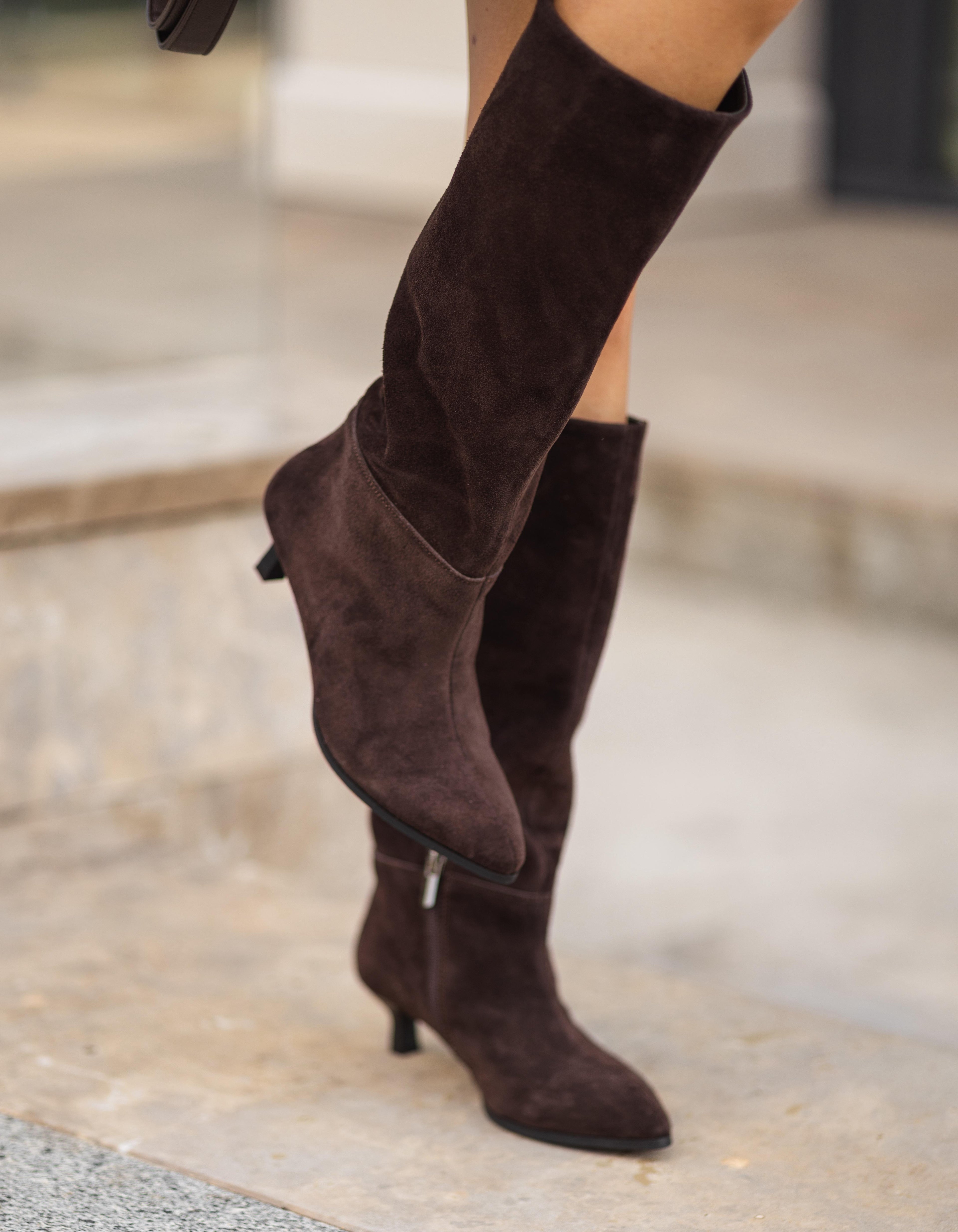 Suede boots