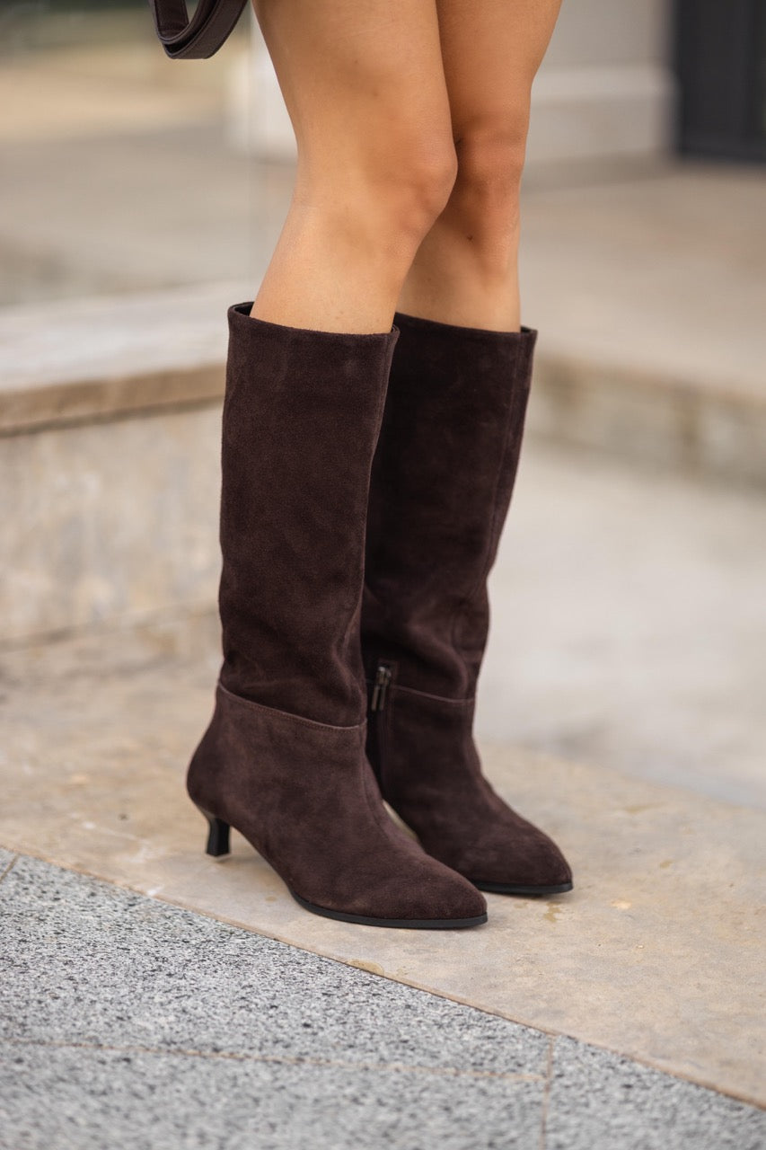 Suede boots
