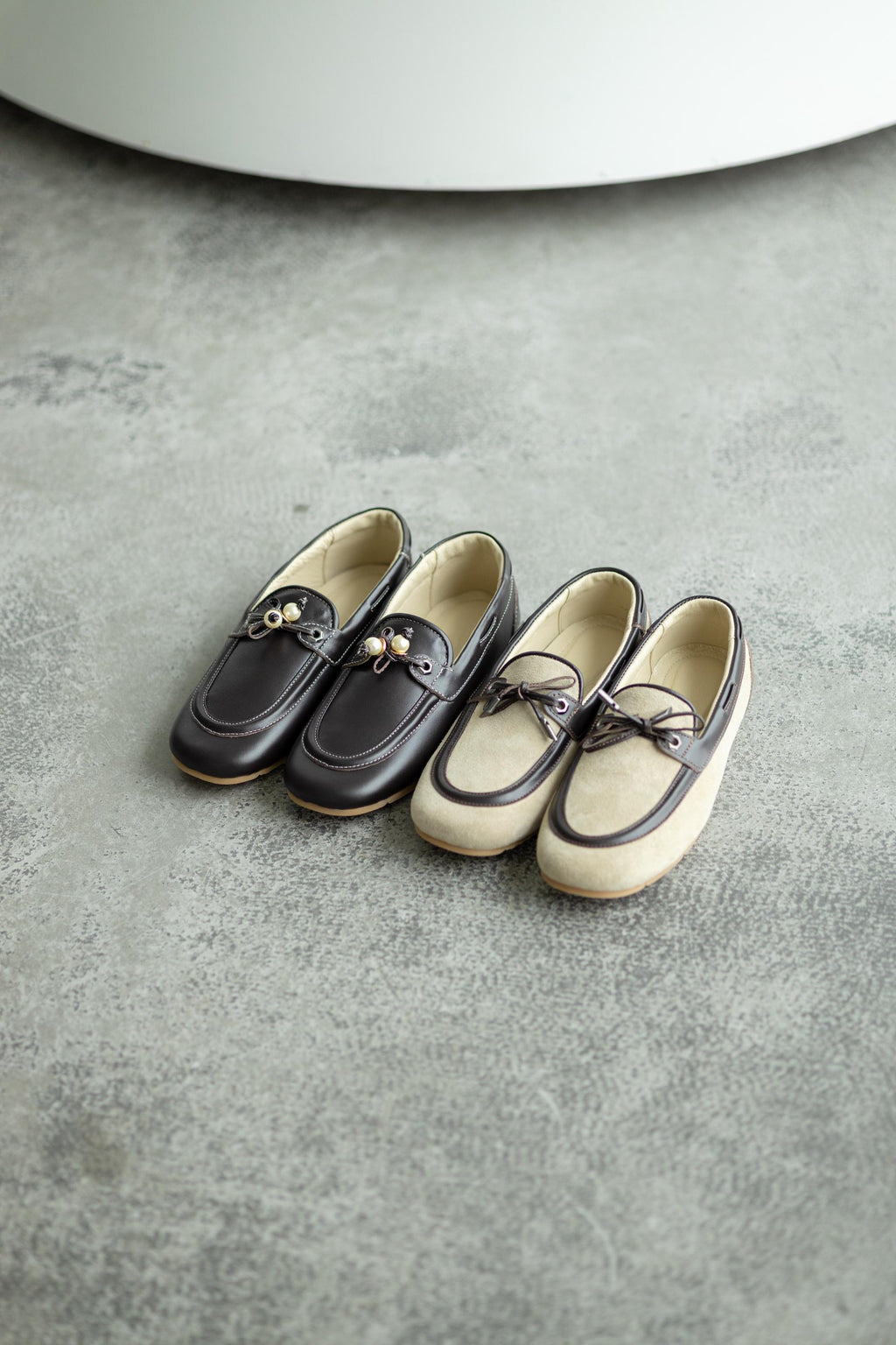 Comfortable beige suede clogs everyday wear